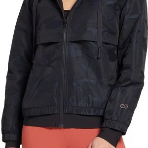 CALIA by Carrie Underwood Women’s Jacquard Jacket Navy/Black Camo XS